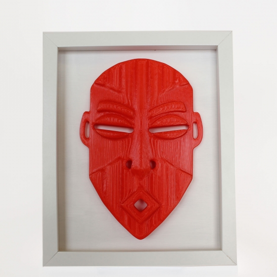 54 Kingdoms Egun 3D Printed Ancestor African Mask - Reinstallation Collection
