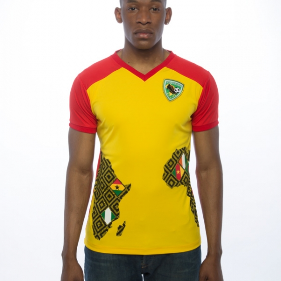 54 Kingdoms Score For Unity (SFU) Men's World Cup Jersey Red-Yellow