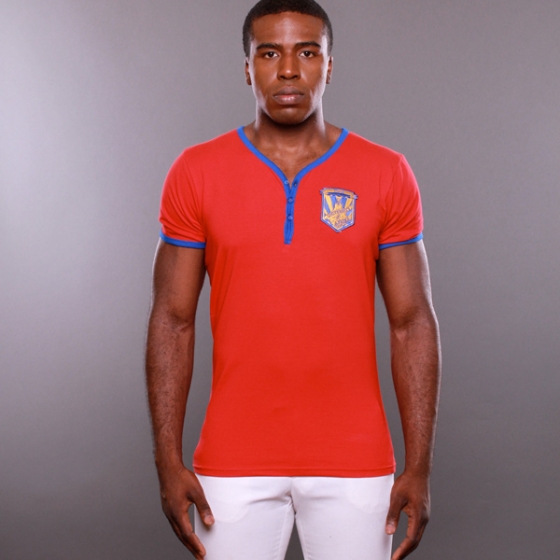 University of Afrika (UoA) Men's Henley Red