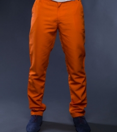 Tilbury Men's Orange Colored Pants