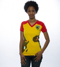 54 Kingdoms Score For Unity (SFU) Women's Tee Red-Yellow