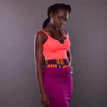 54 Kingdoms Afrikana Delight Skirt Magenta