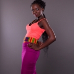 54 Kingdoms Afrikana Delight Skirt Magenta