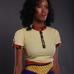 54 Kingdoms Afrikana Delight Top Yellow