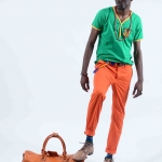 54 Kingdoms Sankofa Travel Bag Orange