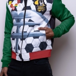 54 Kingdoms Forward Ever, Backward Never Men's Bomber Jacket - Green - Side View