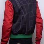 54 Kingdoms Forward Ever, Backward Never Men's Bomber Jacket - Red - Back View