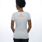 54 Kingdoms Score For Unity (SFU) Women's Tee White-Orange