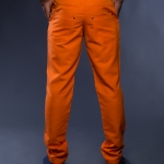 Tilbury Men's Orange Colored Pants