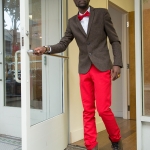 Tilbury Men's Red Colored Pants Lifestyle