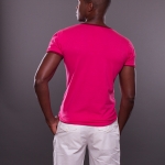 University of Afrika (UoA) Men's Henley Pink