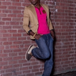 University of Afrika (UoA) Men's Henley Pink Lifestyle