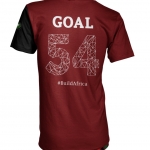 Goal 54 - Men's Maroon Jersey Top (Back)