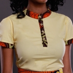 54 Kingdoms Afrikana Delight Top Yellow