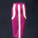 54 Kingdoms Maasai Women Pencil Skirt Pink