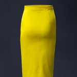 54 Kingdoms Maasai Women Pencil Skirt Yellow