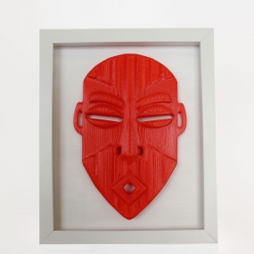 54 Kingdoms Egun 3D Printed Ancestor African Mask - Reinstallation Collection