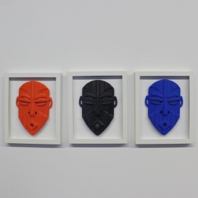 54 Kingdoms Egun 3D Printed Ancestor African Mask - Reinstallation Collection