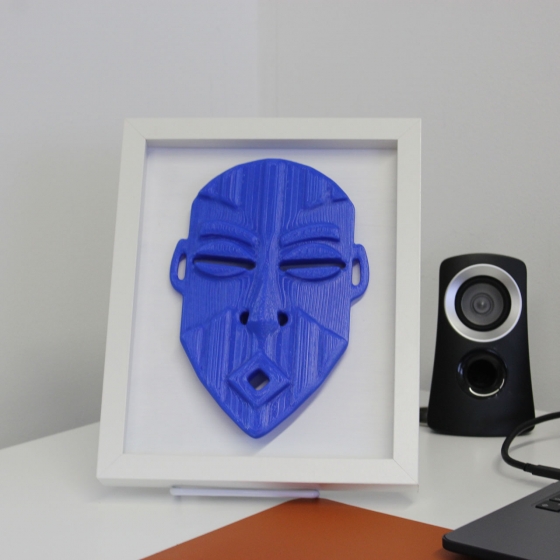 54 Kingdoms 3D Ancestor Mask Egun Blue