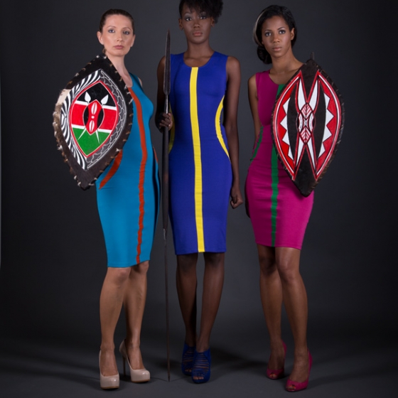 54 Kingdoms Maasai Dress Trio 
